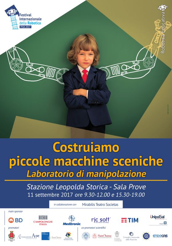 Costruiamo piccole macchine sceniche Festival Robotica 2017